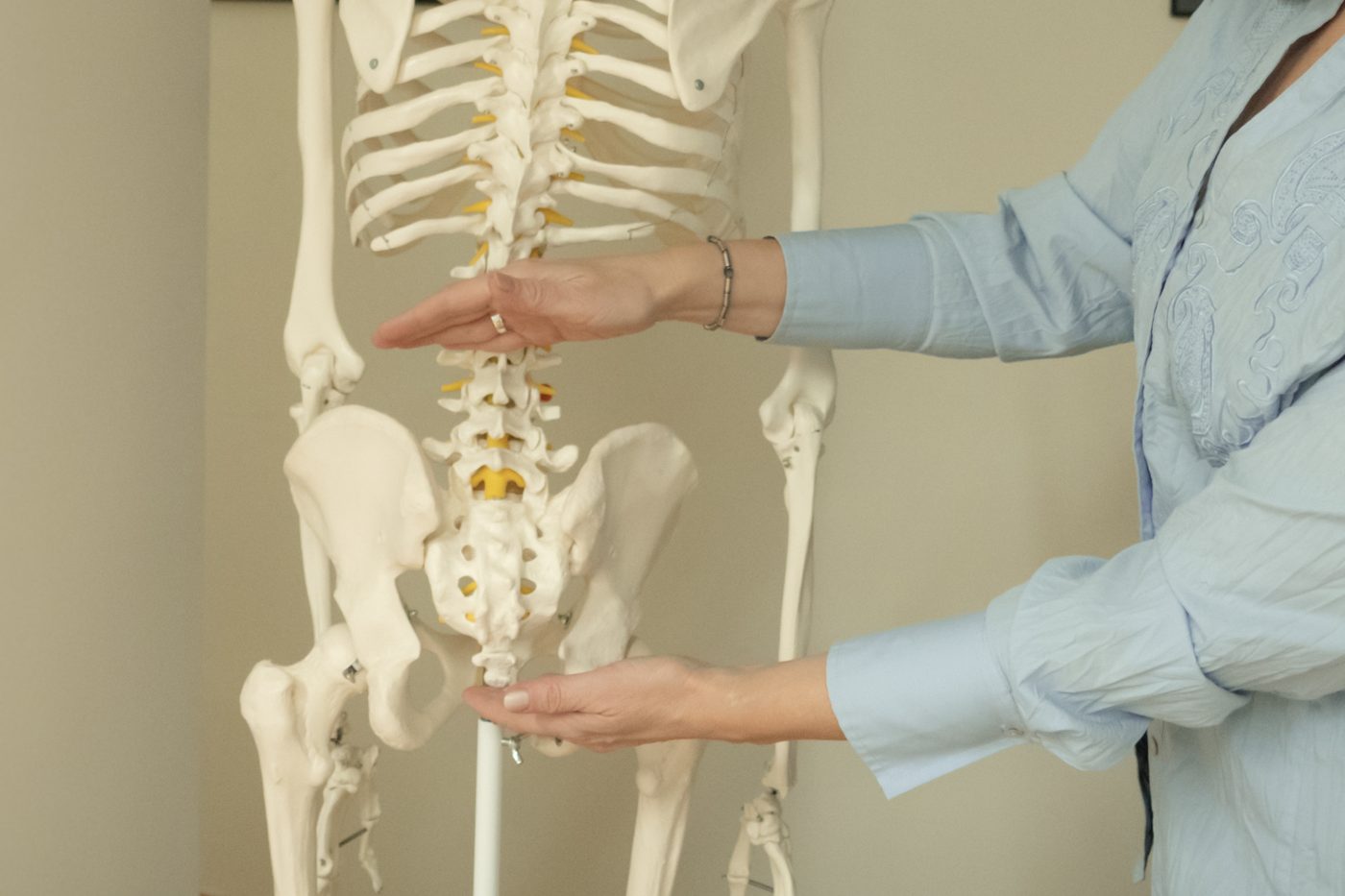 Osteopaadi käed lülisamba ja vaagna piirkonnas